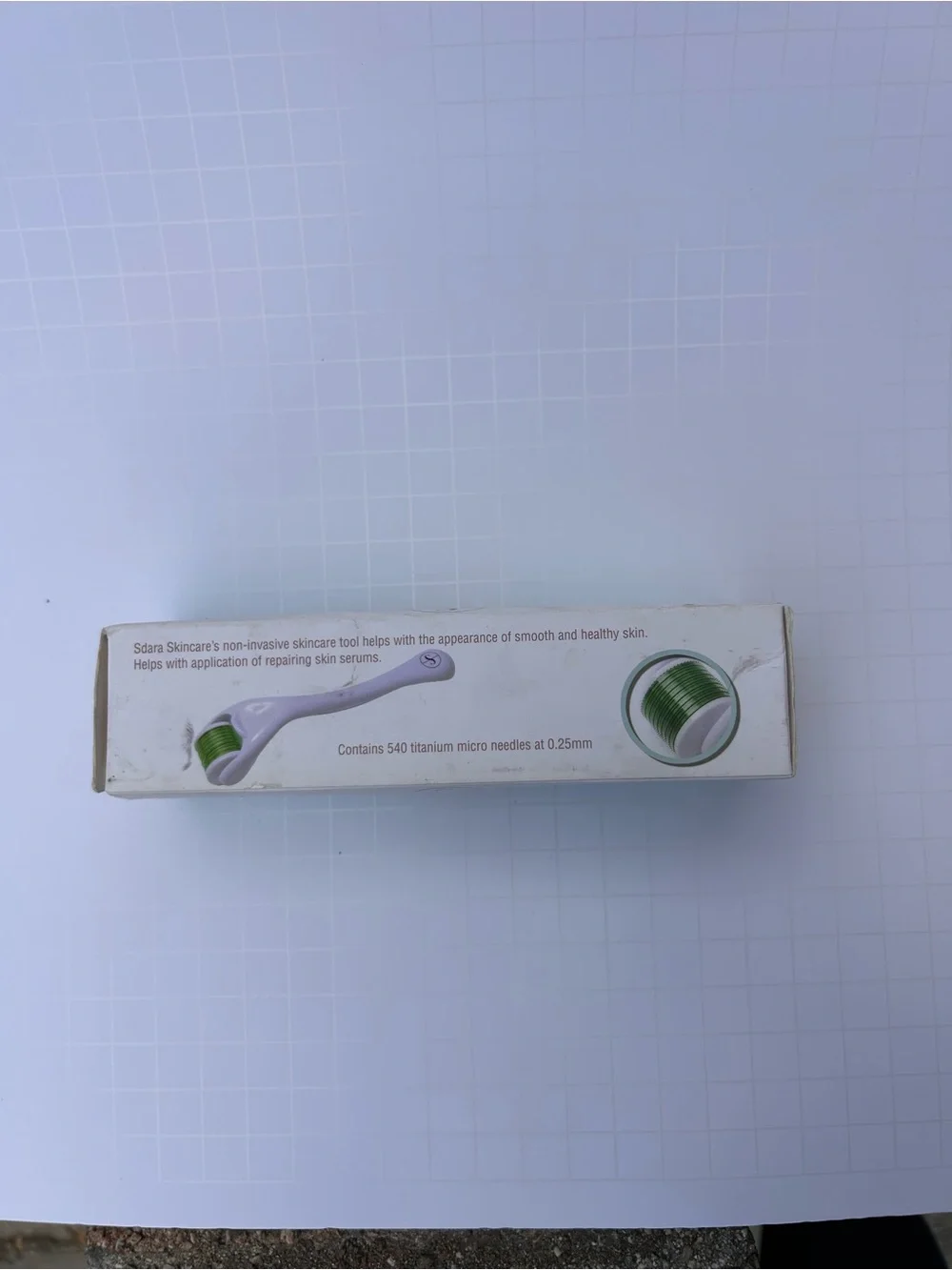SDARA Skincare Mint Green Box with Metallic Logo